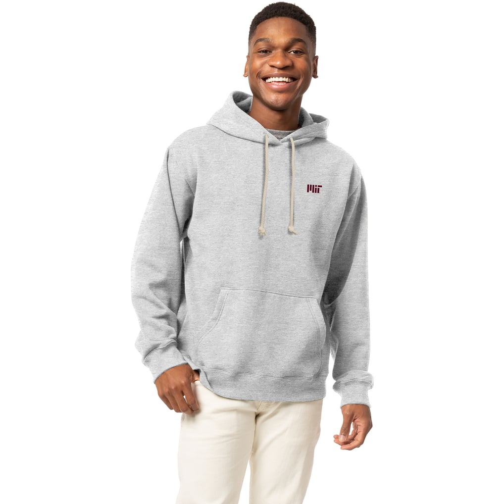  MIT Engineers League Collegiate Wear Essentials 2.0 Fleece Pullover Hoodie - Heather Gray